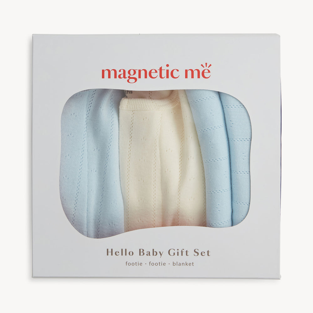 Hello Baby Gift Set by Magnetic Me - back view