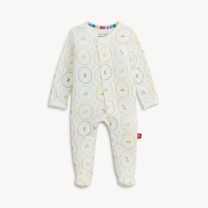 Nursery Magic Cream Modal Footie