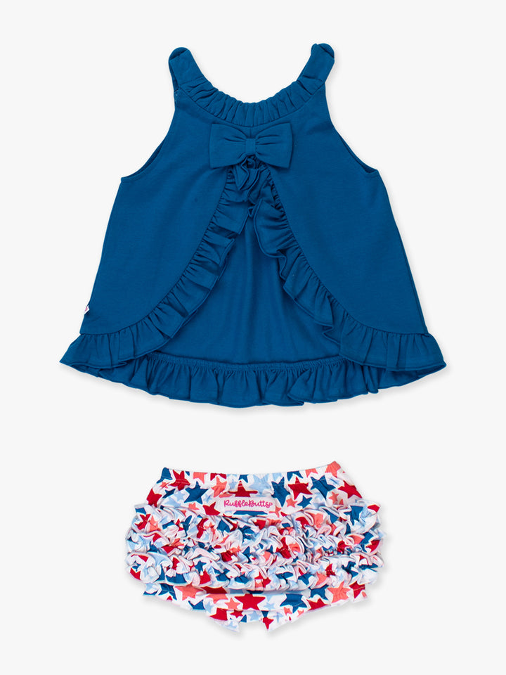 Knit Swing Top And Bloomer Set