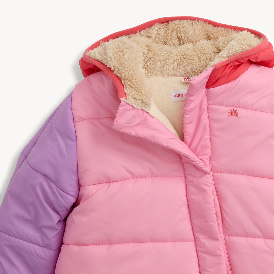 Rose Quartz Nylon Puffer Pram