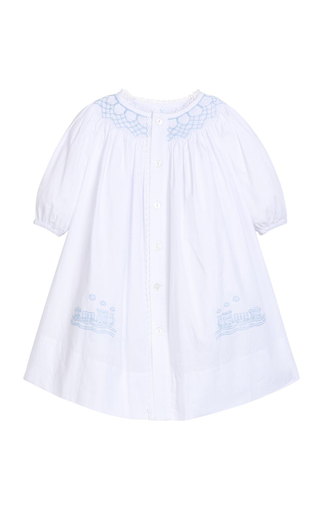 Smocked Heirloom Gown - Trains