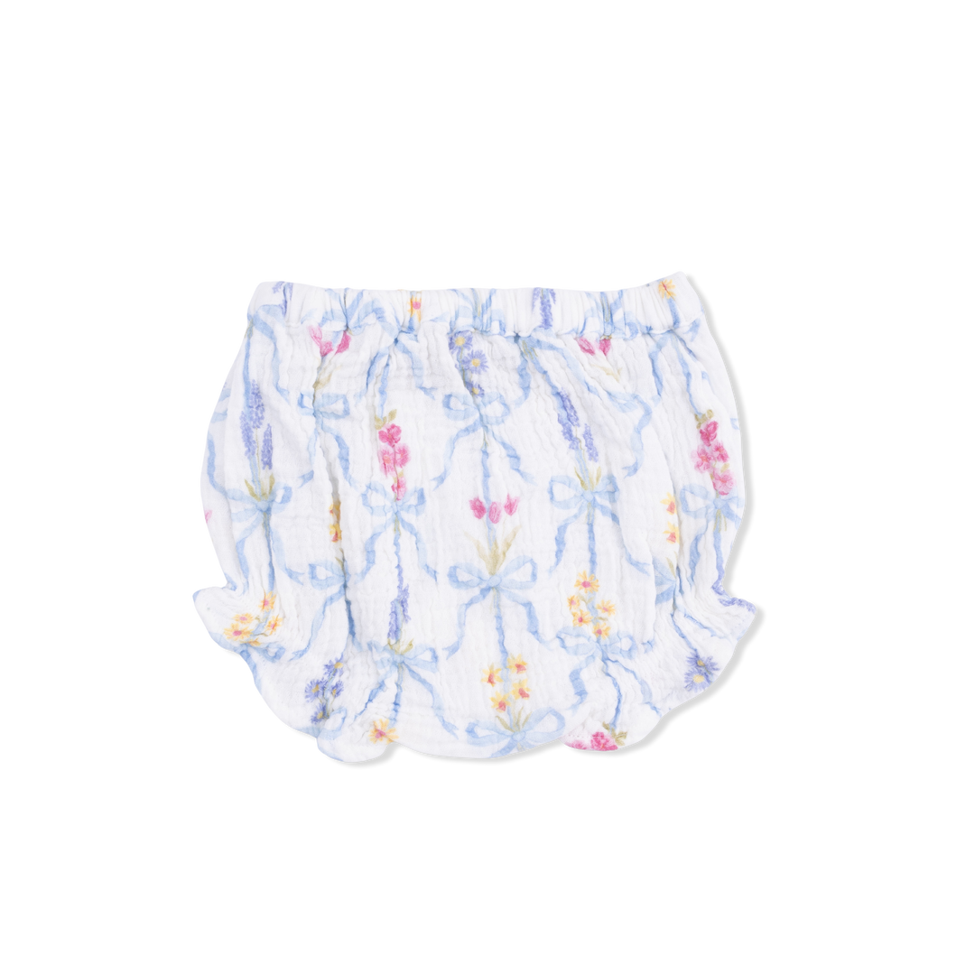 Ribbon Bouquets - Ruffle Back Top And Bloomer by Angel Dear - lifestyle view