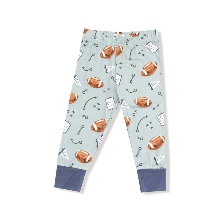 Grey Mist Touchdown Time Long Sleeve Loungewear Set