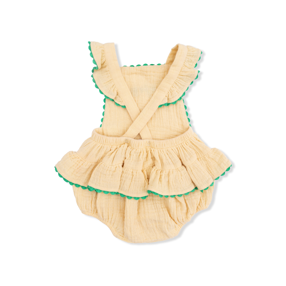 'G' Is For Golf - Ric Rac Ruffle Sunsuit by Angel Dear - alternate view