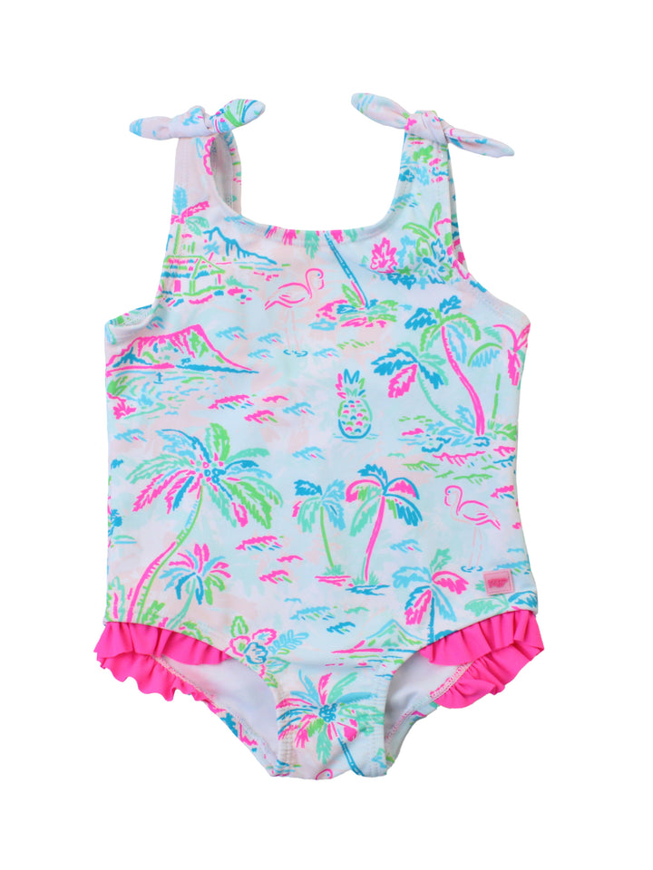 Tie Shoulder One Piece