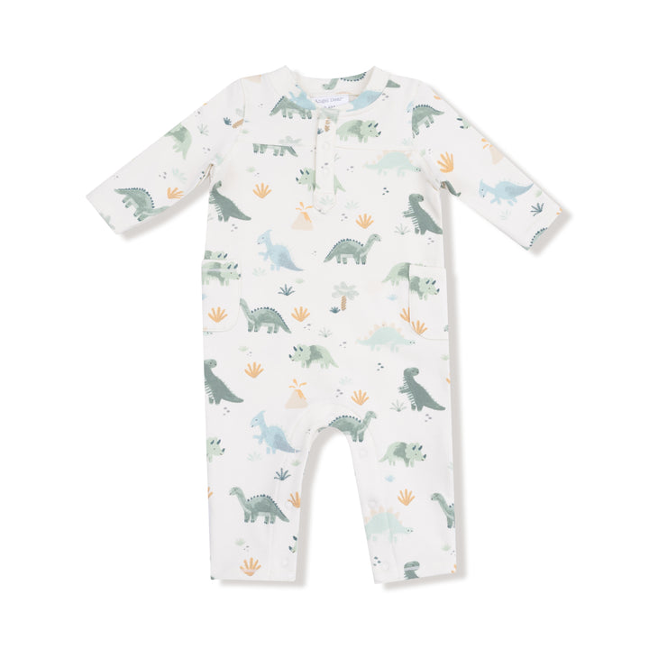Soft Dinos French Terry Romper