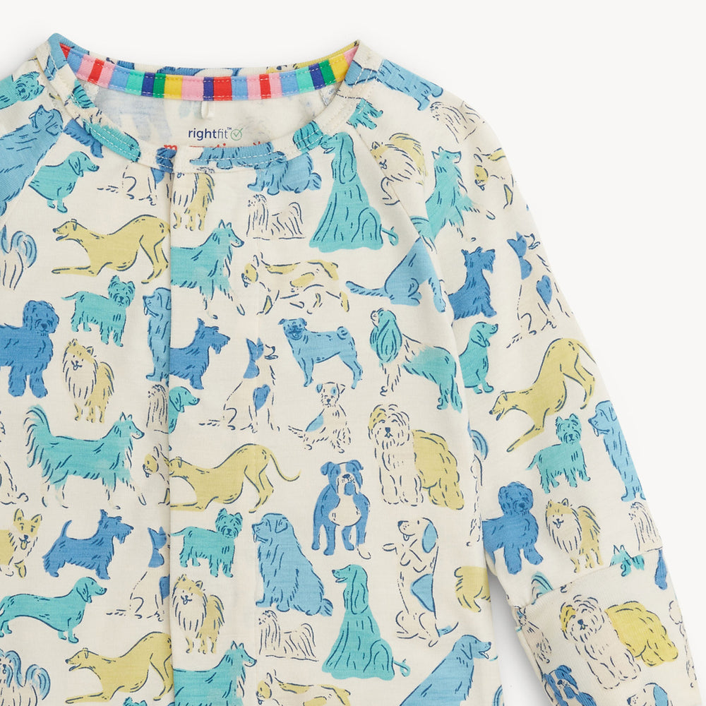 Blue It's A Paw-ty Convertible Coverall by Magnetic Me - alternate view