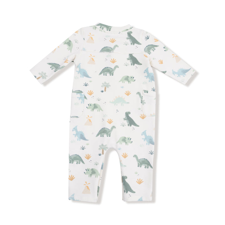 Soft Dinos French Terry Romper