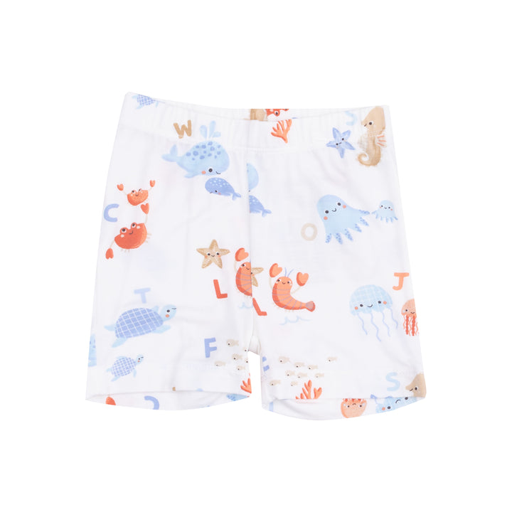 Coastal Abcs Loungewear Short Set
