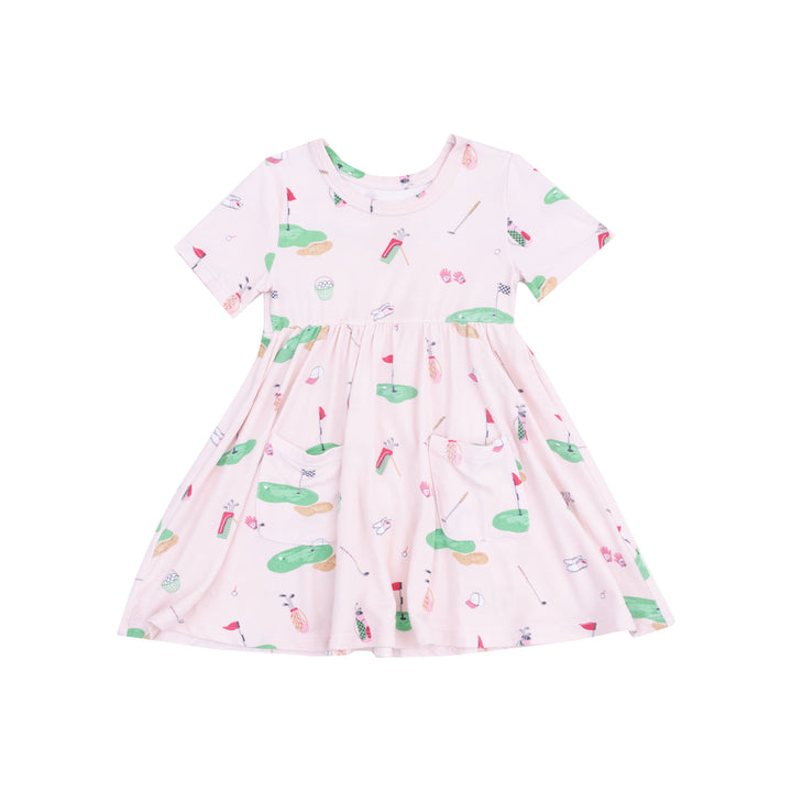 Golf Things Pink Twirly Dress