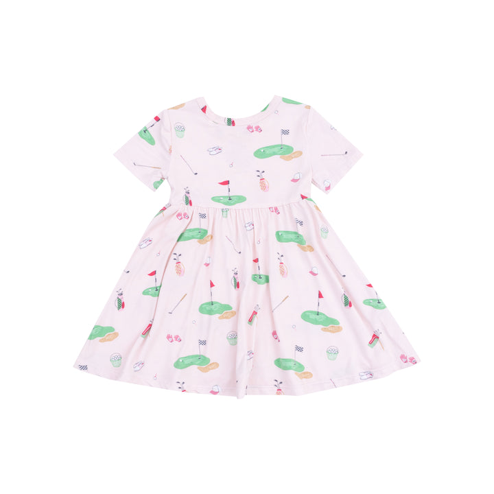 Golf Things Pink Twirly Dress