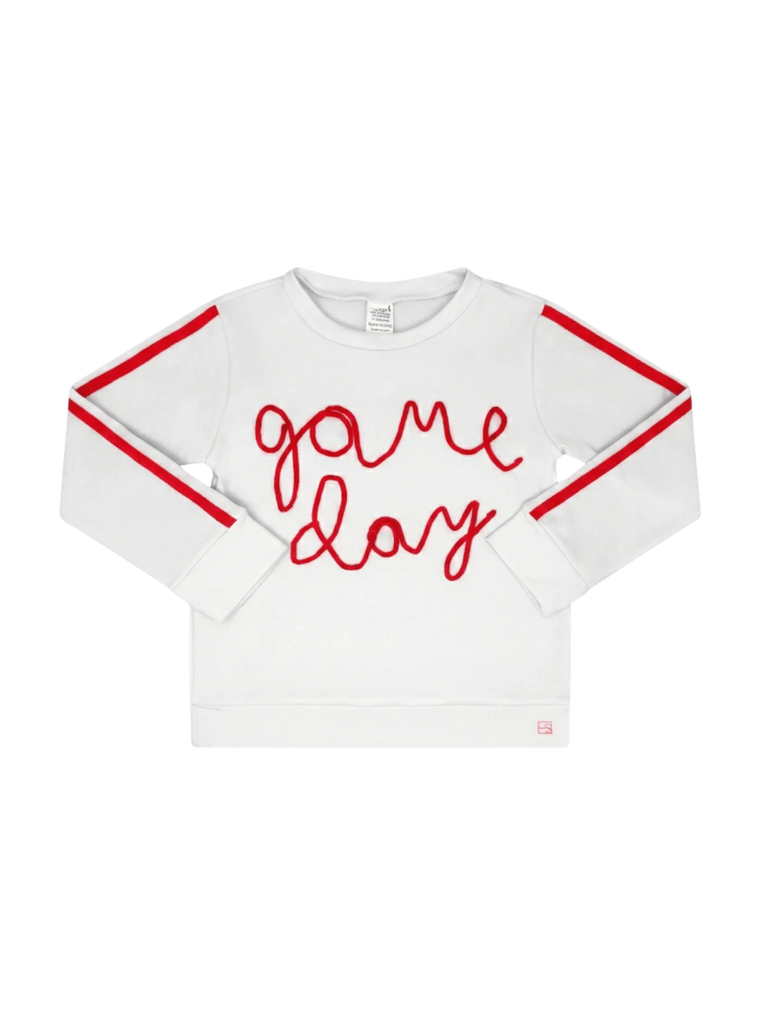 Alex Sweatshirt - Daisy White, Game Day Red