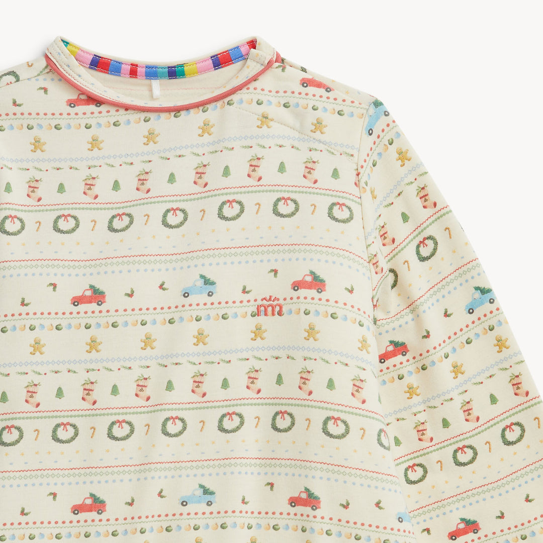 Traditional Christmas Rf L/s Nightgown
