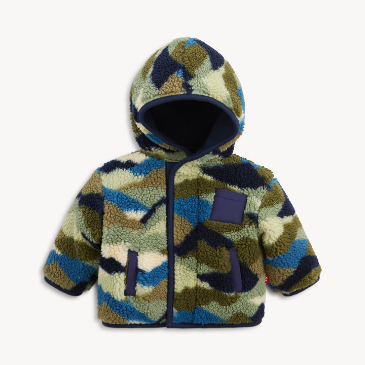 Camo Peak Sherpa Boys Jacket