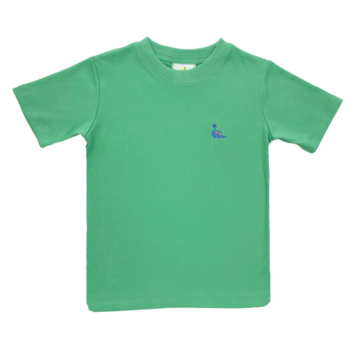 Dino Leo Short in Covington Green Bitty Knit by Zuccini Kids - alternate view