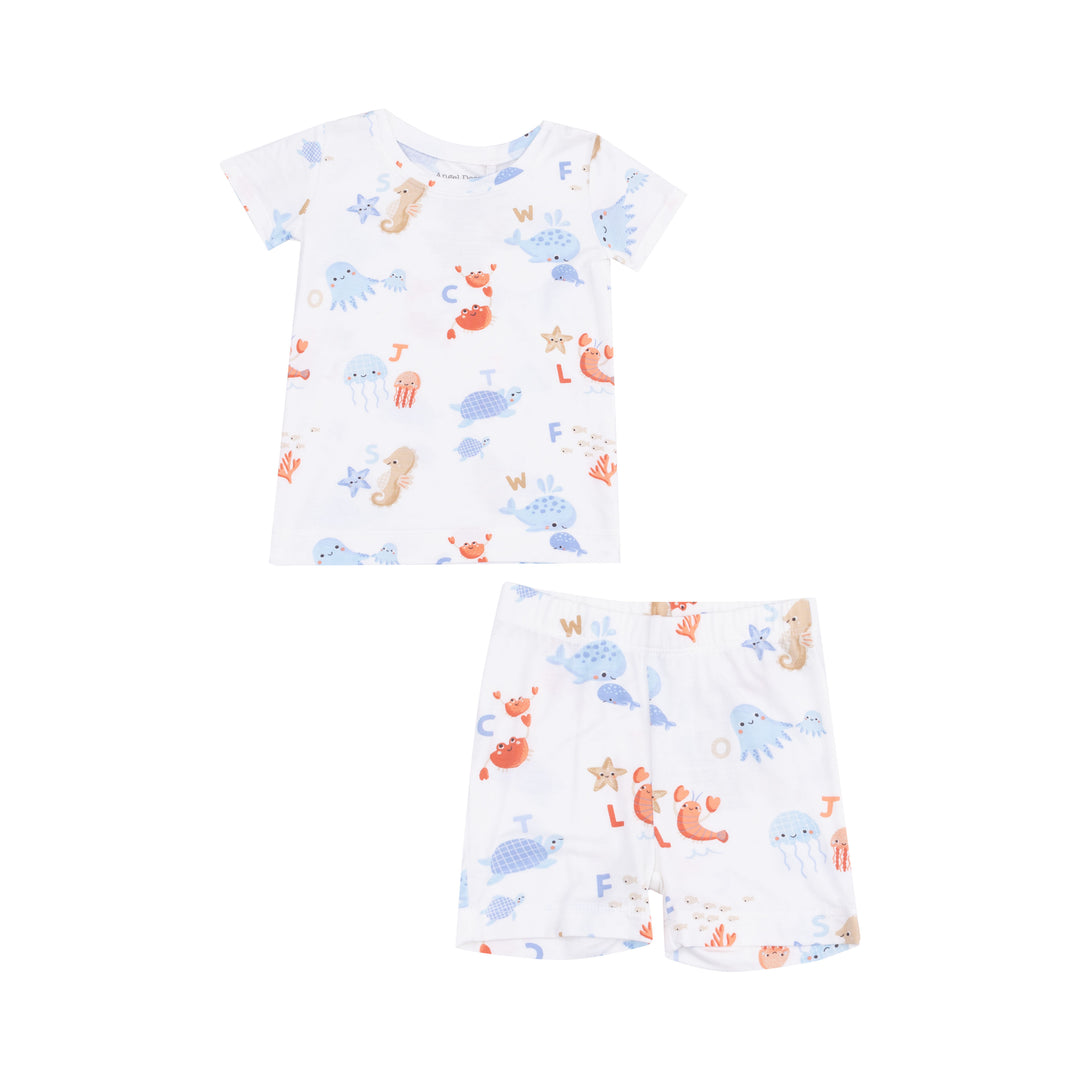 Coastal Abcs Loungewear Short Set