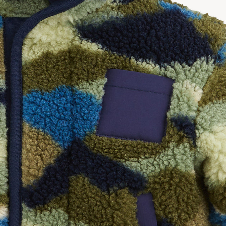 Camo Peak Sherpa Boys Jacket