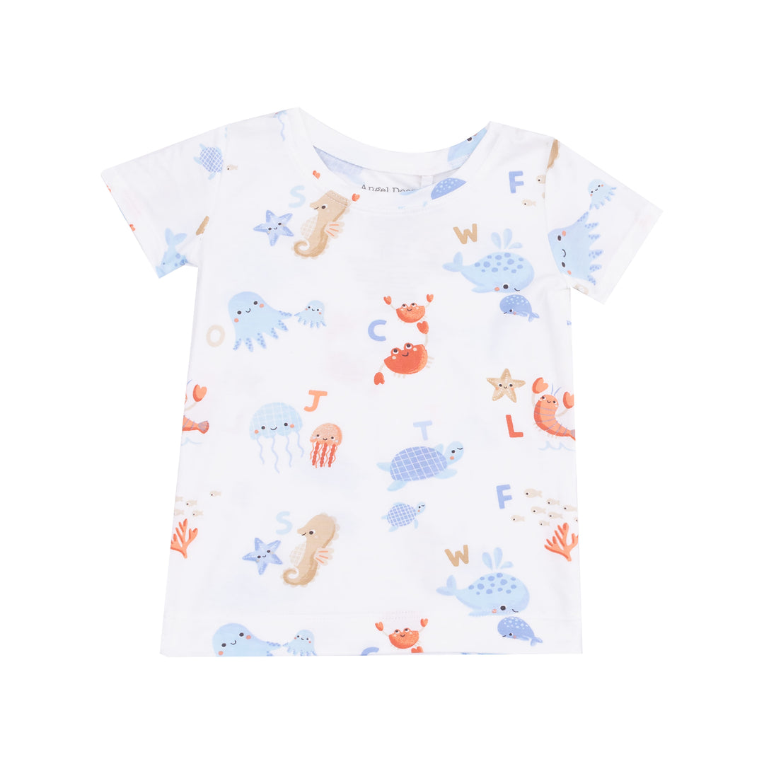 Coastal Abcs Loungewear Short Set