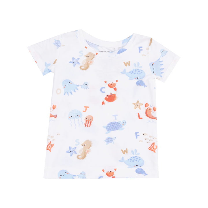 Coastal Abcs Loungewear Short Set