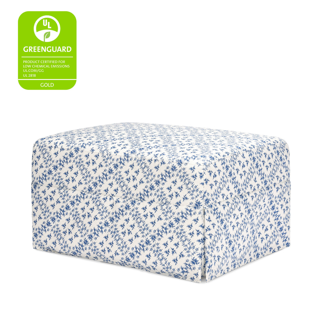 Sarah Flint x Namesake Crawford Gliding Ottoman in Eco-Performance Fabric | Water Repellent & Stain Resistant