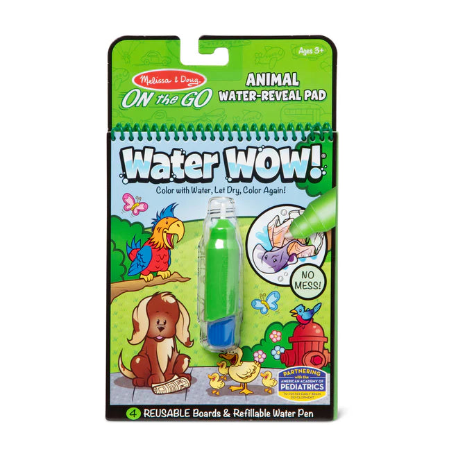 Water Wow! Water Reveal Pads by Melissa & Doug - back view