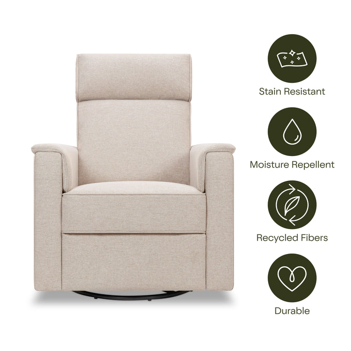 Namesake Willa Deluxe Power Recliner and Swivel Glider with Heat & Massage