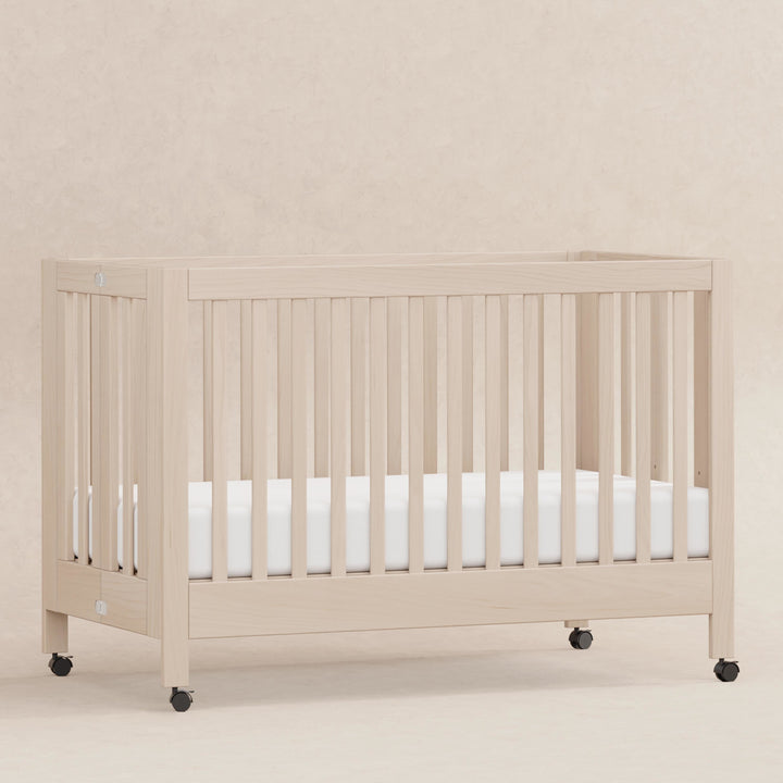 Babyletto Maki Portable Folding Crib with Toddler Bed Conversion Kit