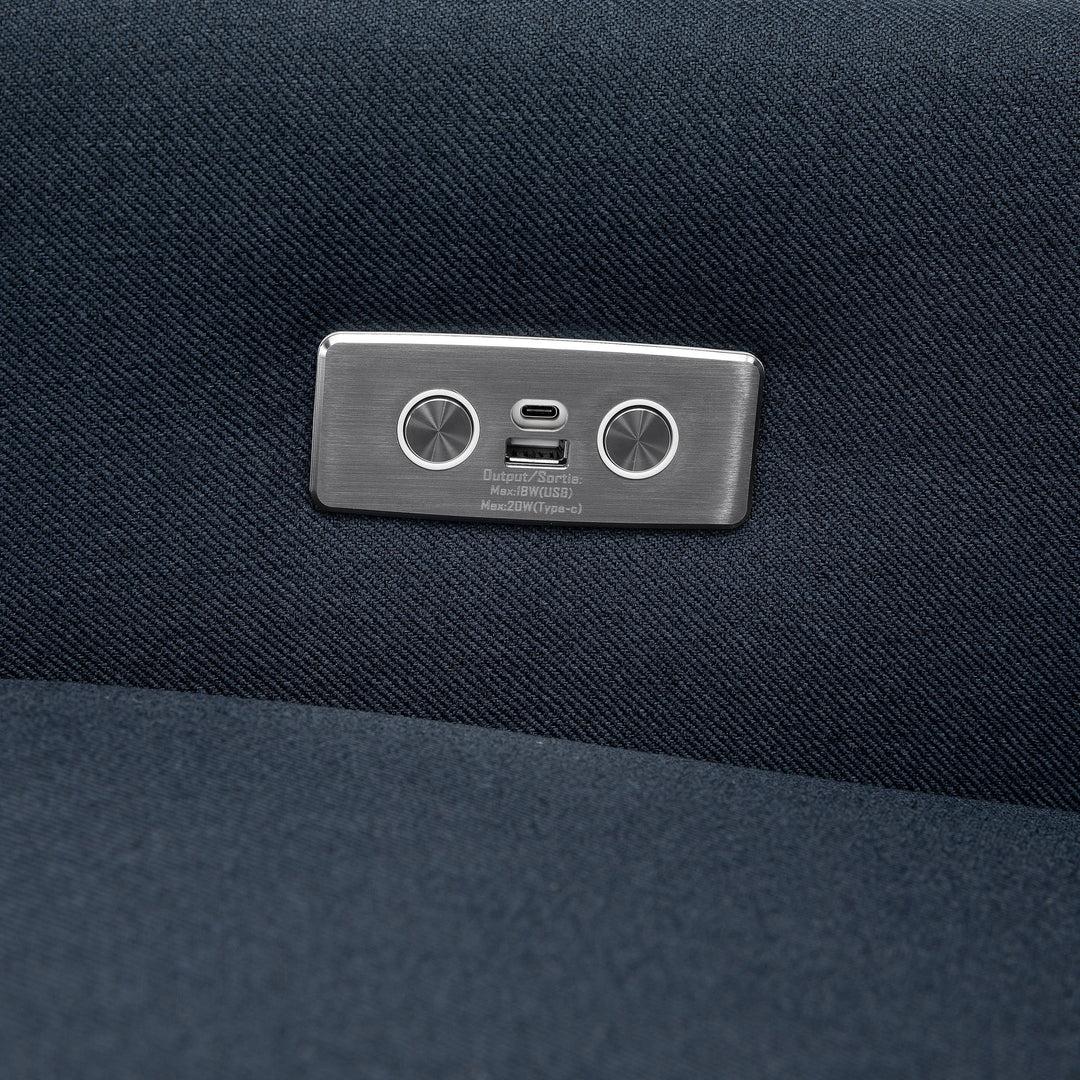 Babyletto Kiwi Electronic Recliner and Swivel Glider with USB port