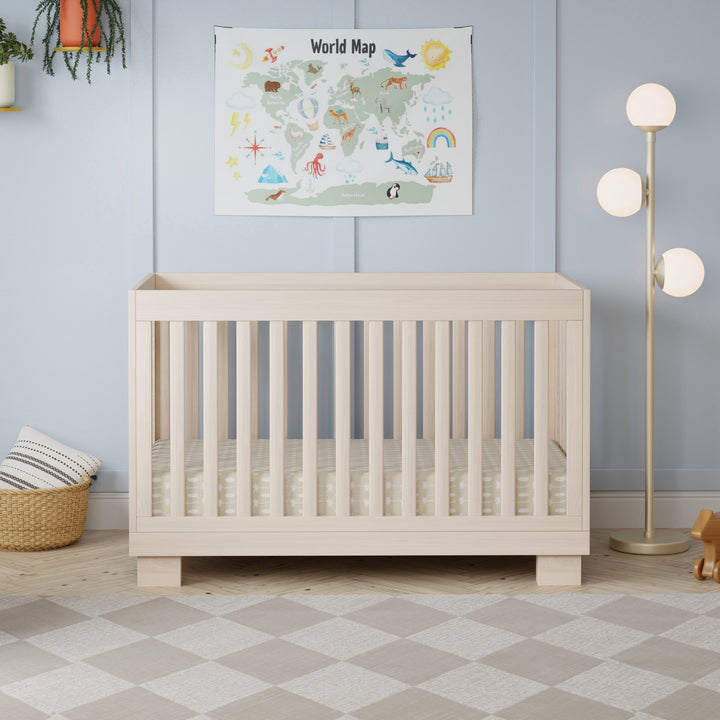 Babyletto Modo 3-in-1 Convertible Crib with Toddler Bed Conversion Kit