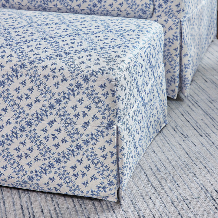 Sarah Flint x Namesake Crawford Gliding Ottoman in Eco-Performance Fabric | Water Repellent & Stain Resistant